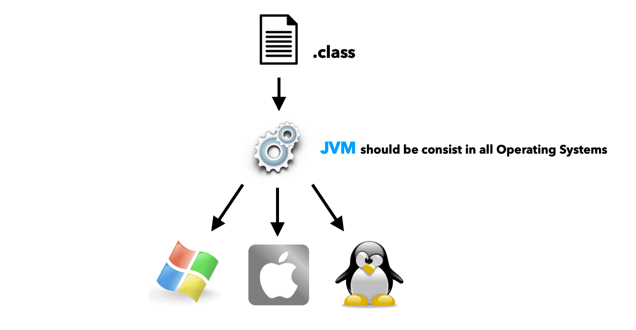 Execution of Java Program Bytecode is platform-independent and can be executed on any system with a Java Virtual Machine(JVM).